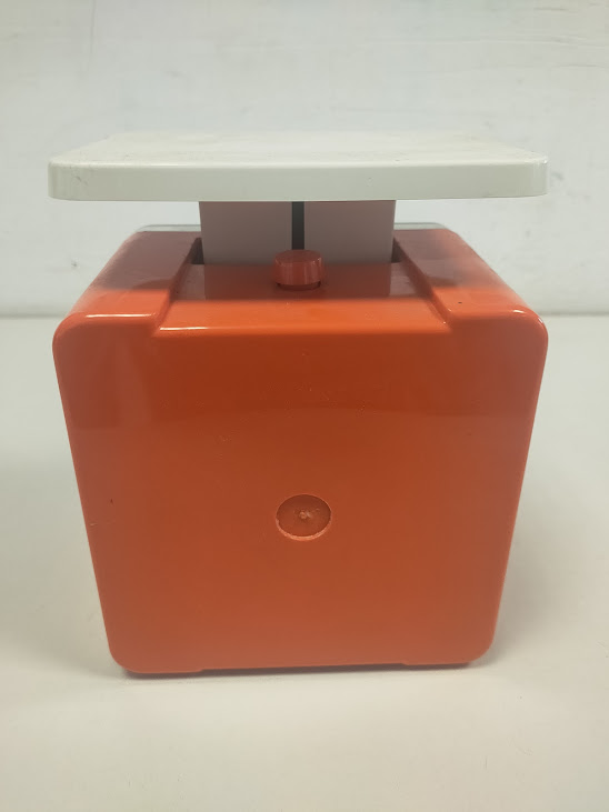 Bilancia da Cucina Hanson Arancione Vintage degli Anni '70