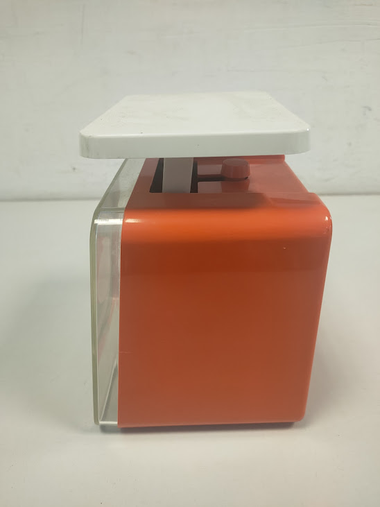 Bilancia da Cucina Hanson Arancione Vintage degli Anni '70