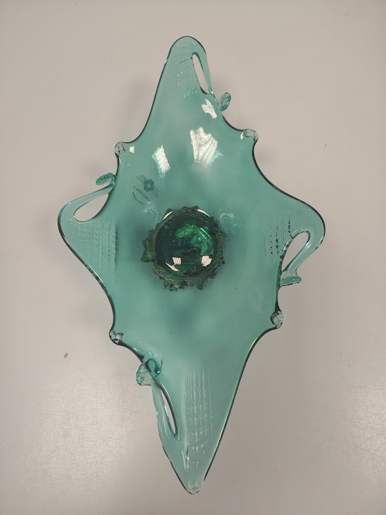 Centrotavola/Svuotatasche in Vetro Artistico Anni '70