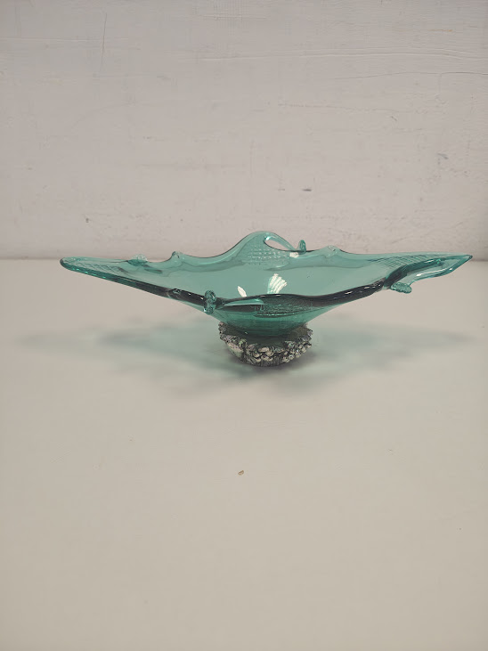 Centrotavola/Svuotatasche in Vetro Artistico Anni '70