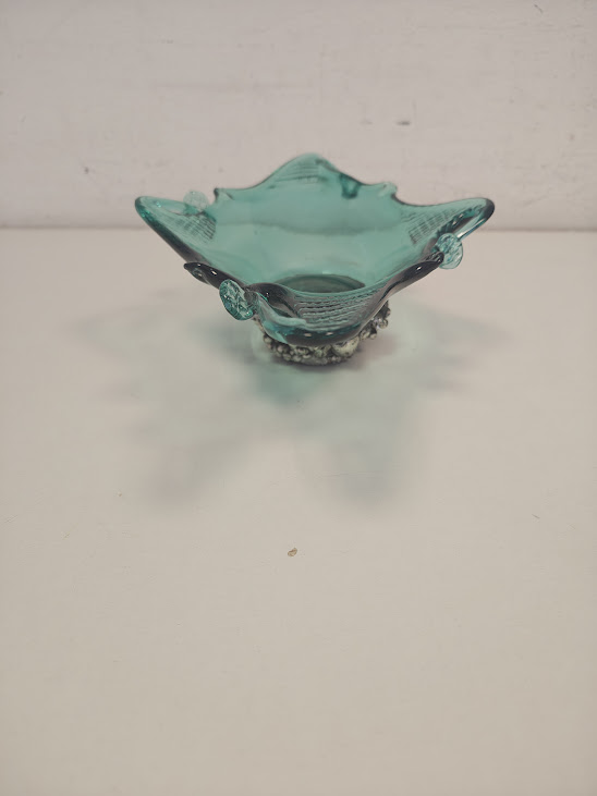 Centrotavola/Svuotatasche in Vetro Artistico Anni '70