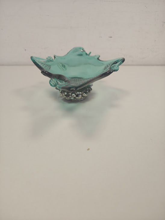 Centrotavola/Svuotatasche in Vetro Artistico Anni '70