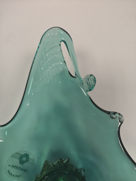 Centrotavola/Svuotatasche in Vetro Artistico Anni '70