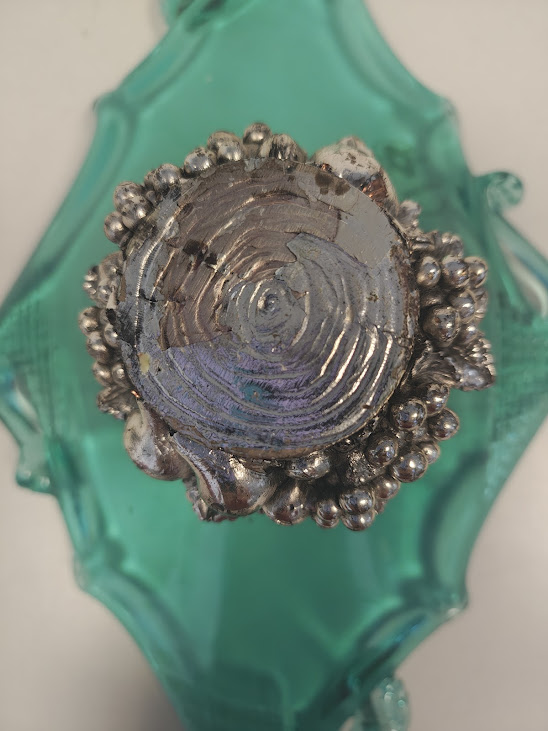 Centrotavola/Svuotatasche in Vetro Artistico Anni '70