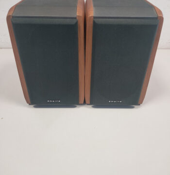 Diffusori Amplificati Empire R1000TCN in Legno con Finiture Marroni Anni 90