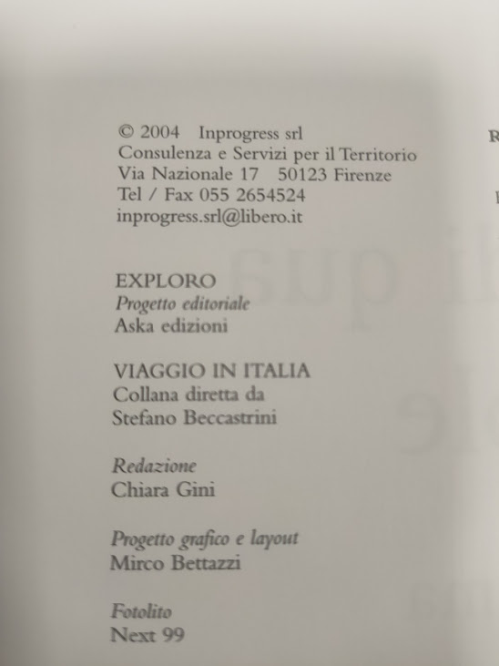 Libro Al Di Là e Al di Qua delle Nuvole 2004