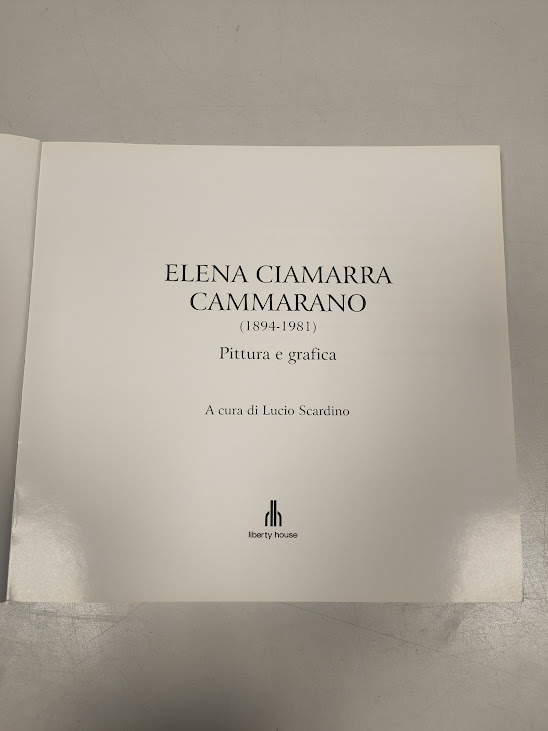 Libro Elena Ciamarra(1894-1981) Pittura e Grafica 1996