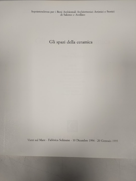 Libro Gli Spazi della Ceramica 1998