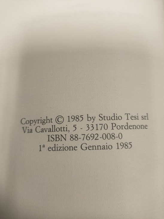 Libro La Coscienza di Zeno Italo Svevo 1985