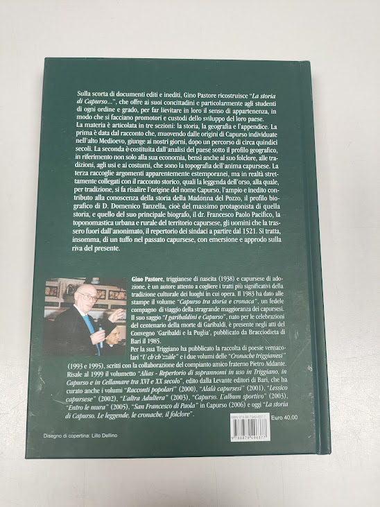 Libro La Storia di Capurso Le Leggende le Cronache il Folclore 2014