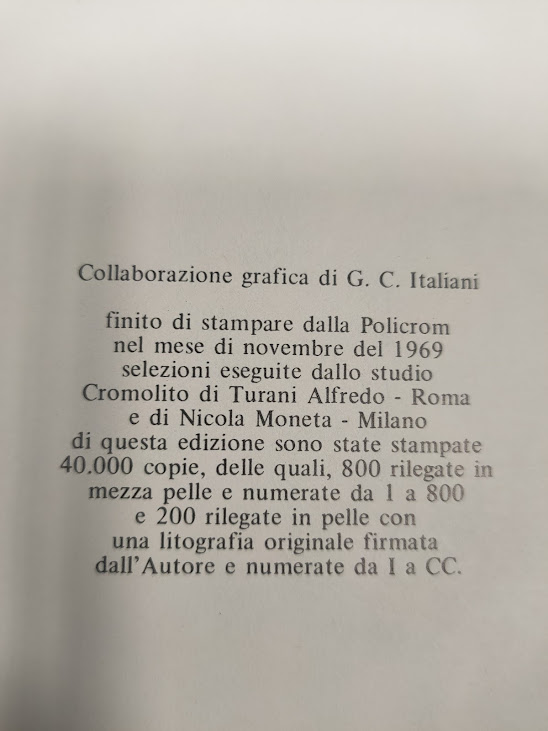 Libro Renato Guttuso Trent'Anni 1939-1969 Anno 1969