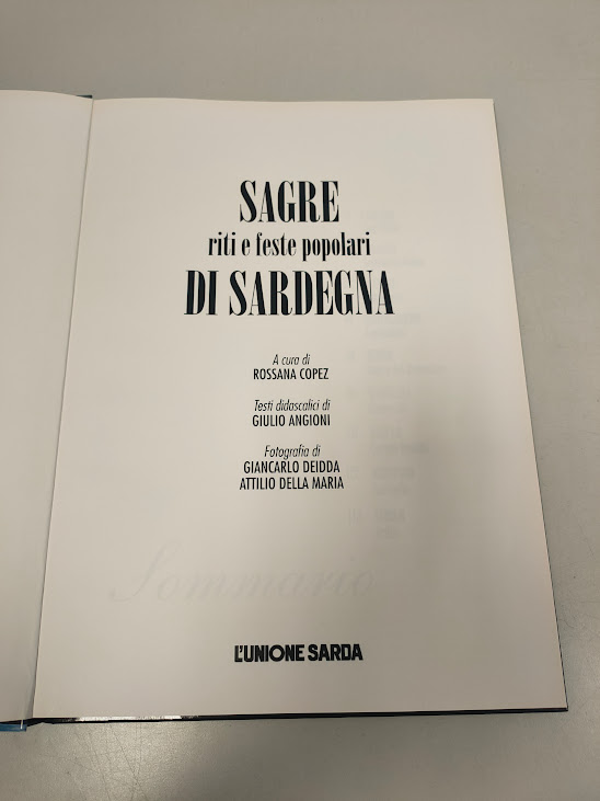 Libro Sagre Riti e Feste Popolari DI SARDEGNA 1997