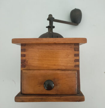 Macinacaffè Manuale in legno Massello Vintage Anni '50