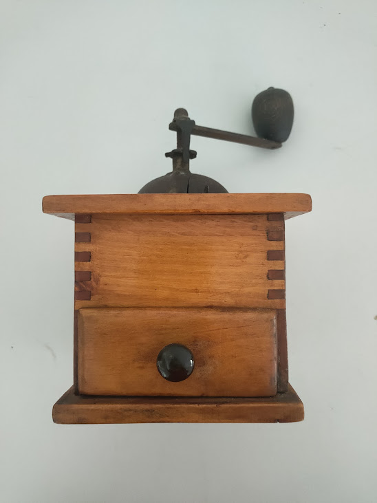 Macinacaffè Manuale in legno Massello Vintage Anni '50