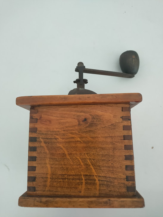 Macinacaffè Manuale in legno Massello Vintage Anni '50