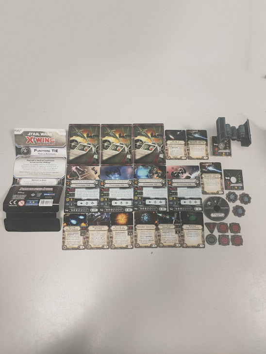Miniatura del TIE Punisher Star Wars X-Wing Giochi Uniti Anno 2018