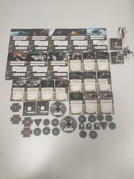 Miniature B-Wing A-Wing Star Wars X-Wing Giochi Uniti Anno 2014