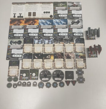 Miniature Tie Interceptor e Tie Defender Star Wars X-Wing Giochi Uniti Anno 2016