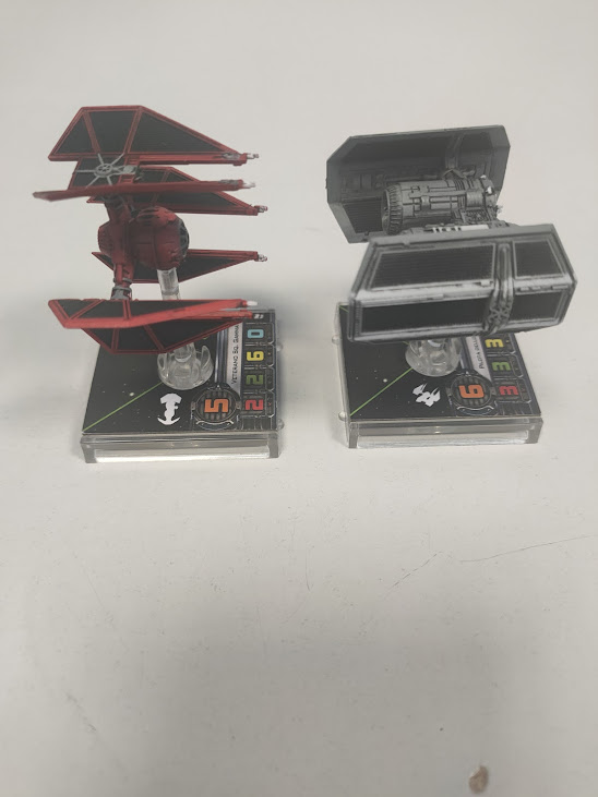 Miniature Tie Interceptor e Tie Defender Star Wars X-Wing Giochi Uniti Anno 2016