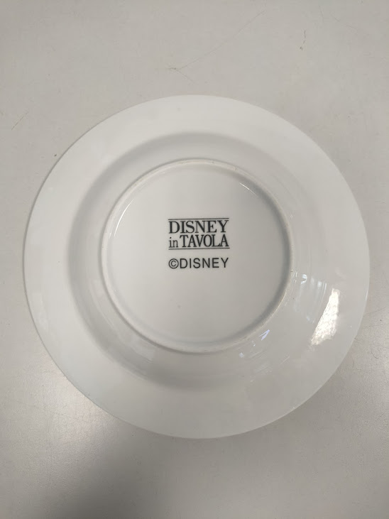 Piatto Fondo in Ceramica della Celebre e Storica Collezione Vintage "Walt Disney in Tavola"