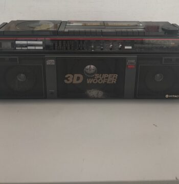 Radio Hitachi CX-W800 Serie 3D Super Woofer Vintage Anni '80