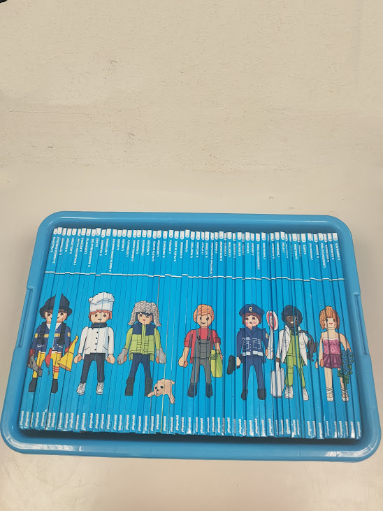 Scatola Contenente una Collezione di 60 Libri Prodotta da "Playmobil" Vintage 2019