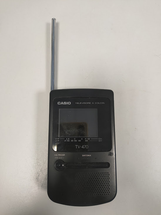 Televisore Portatile Casio TV-470 Vintage degli Anni '90