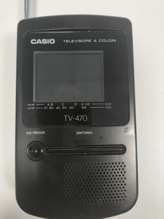 Televisore Portatile Casio TV-470 Vintage degli Anni '90