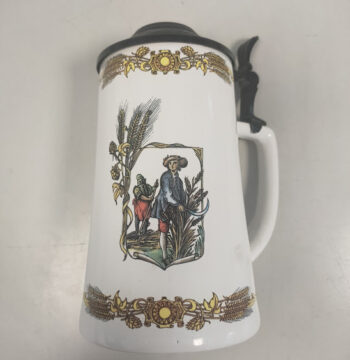 Boccale da Birra in Ceramica della Marca Splügen Anni '90