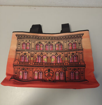 Borsa Tote Love Moschino con Stampa "Palazzo" Anno 2014