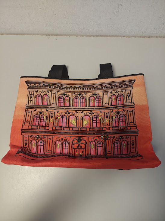Borsa Tote Love Moschino con Stampa "Palazzo" Anno 2014