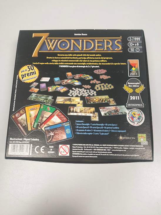 Giochi da Tavolo di Carte e Strategia " Wonders" 2010