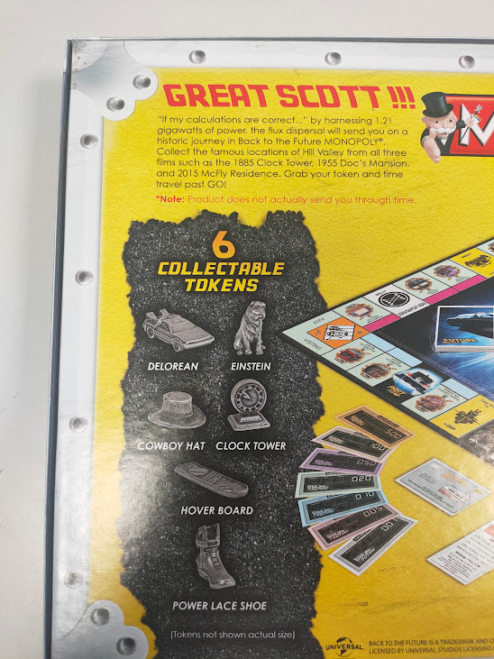 Gioco da Tavolo Monopoly Edizione Trilogia Ritorno al Futuro 2015