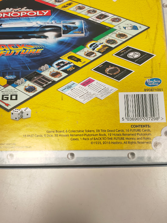 Gioco da Tavolo Monopoly Edizione Trilogia Ritorno al Futuro 2015