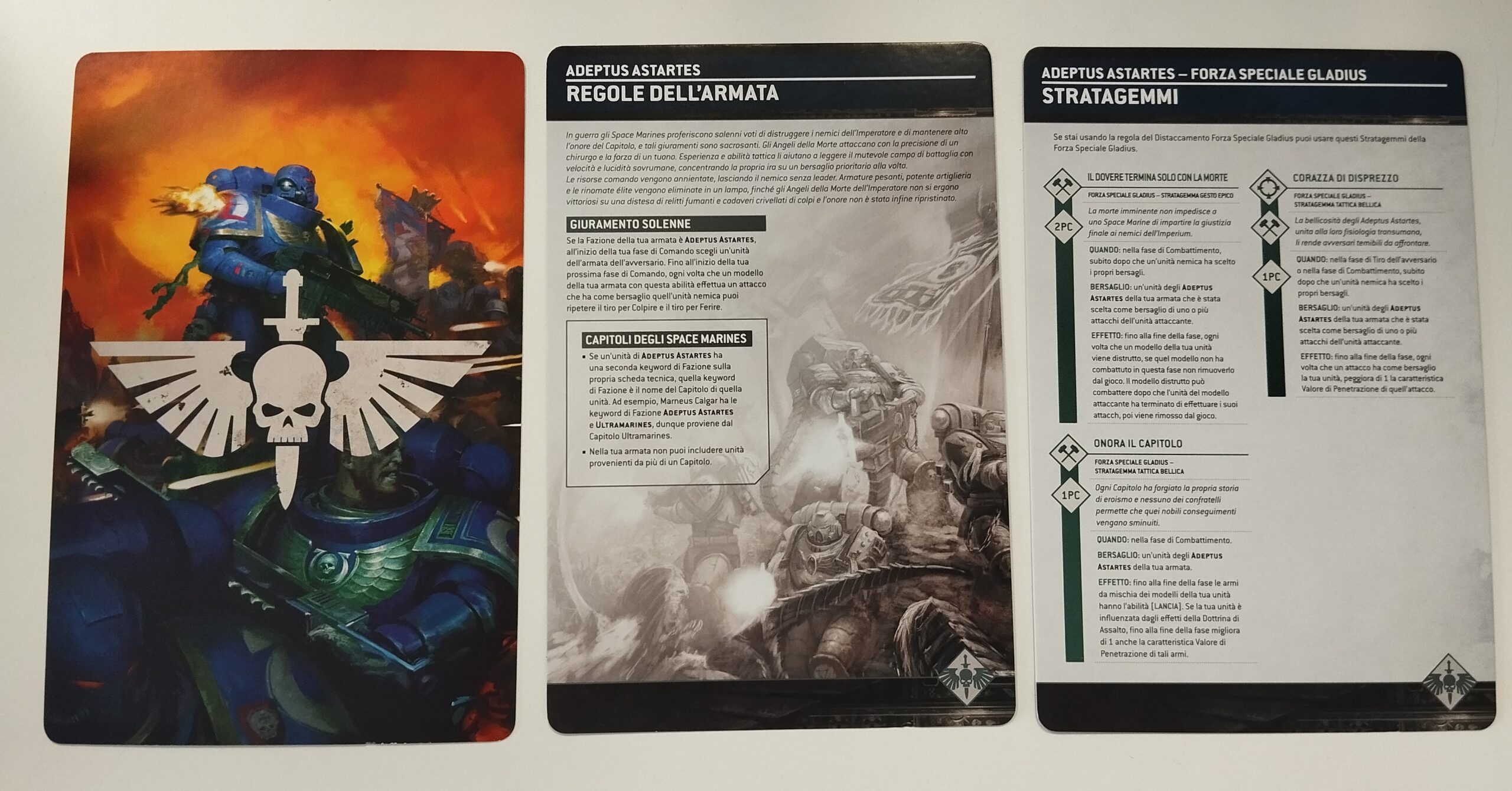 Carte Warhammer 40K Space Marine