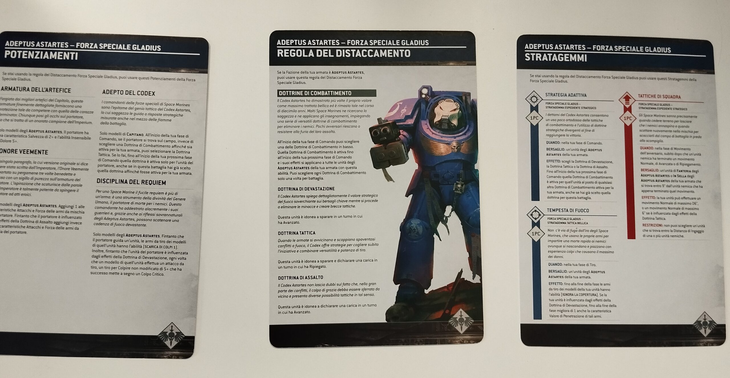 Carte Warhammer 40K Space Marine