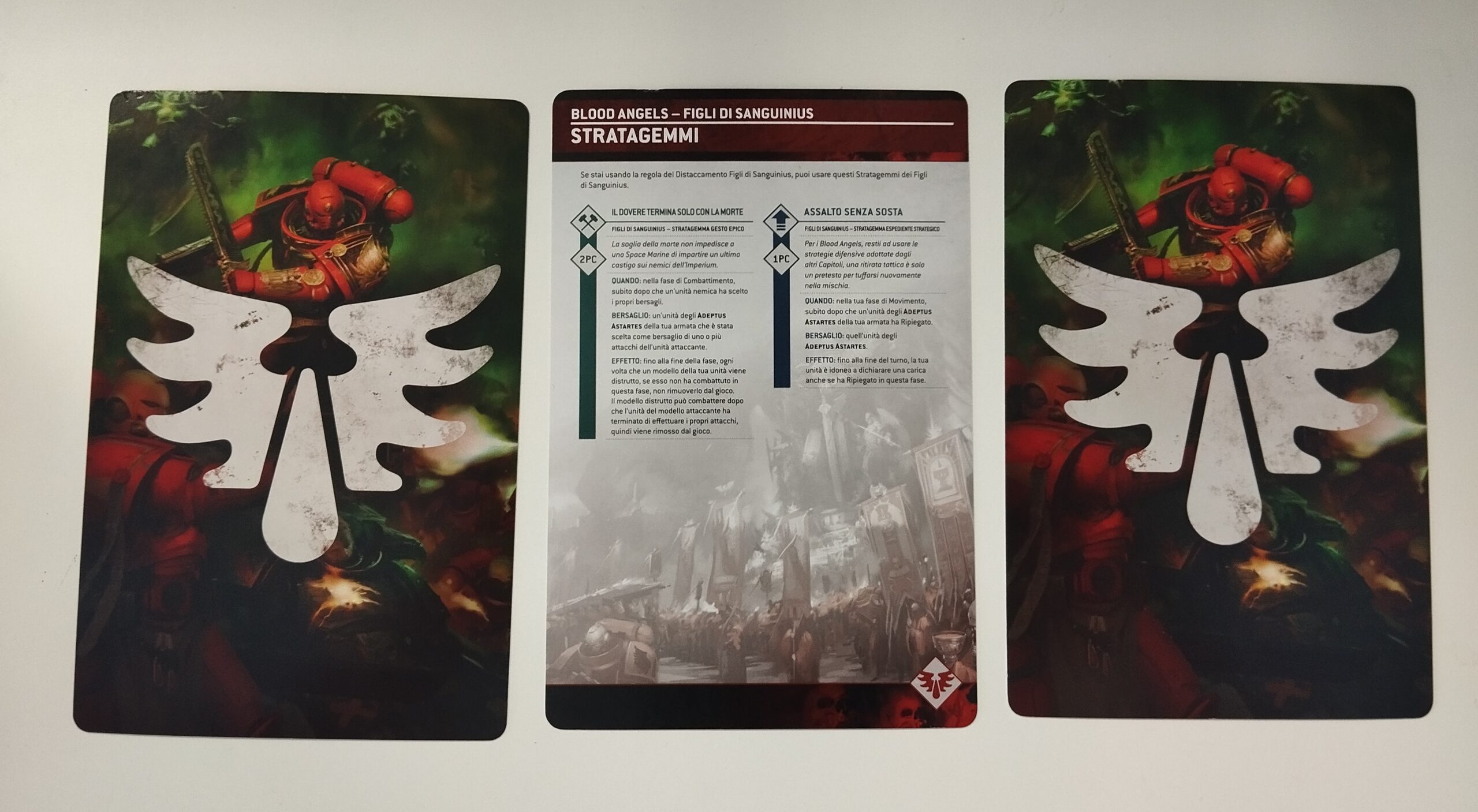 Carte Warhammer 40K Blood Angels