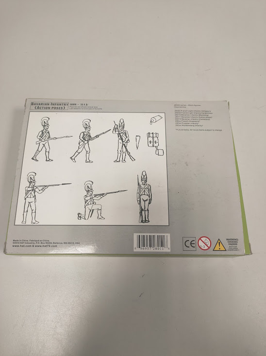 Kit di Modellismo Hat Industries che Raffigura la Fanteria Bavarese 2010