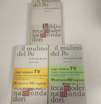 Libri 3 Volumi Il Mulino del Po Riccardo Bacchelli 1963
