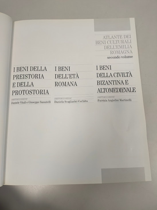 Libro Atlante dei Beni Culturali Dell'Emilia Romagna 1994