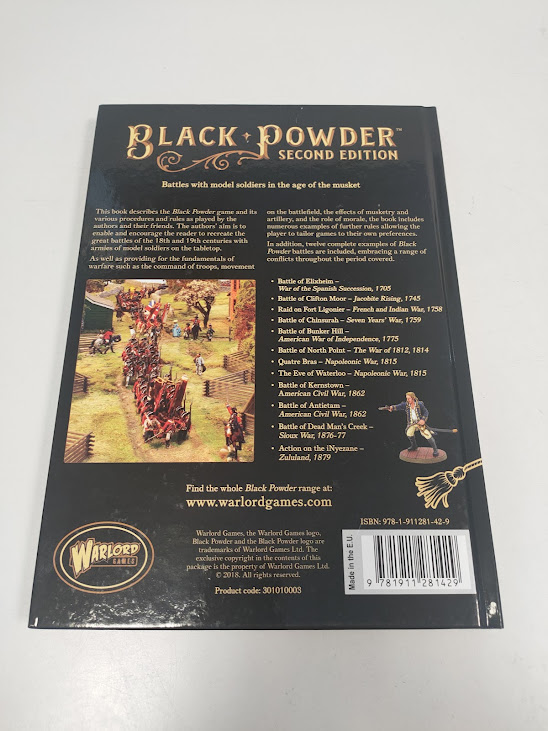 Libro "Black Powder Second Edition" di Warlord Games 2018