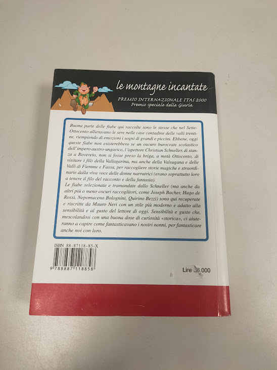 Libro Fiabe Trentine Mauro Neri 2001