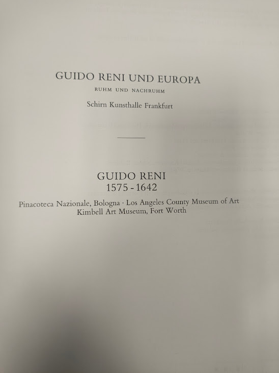 Libro Guido Reni e L'Europa Anno MCMLXXXVIII (!988)