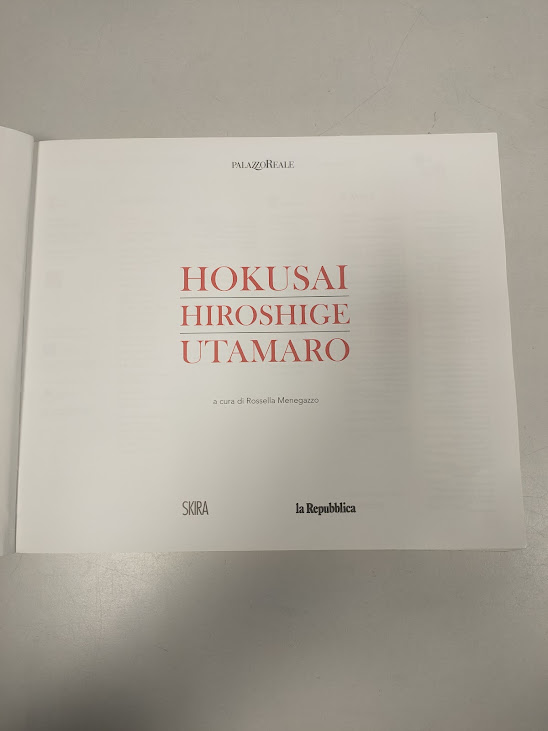 Libro Hokusai Hiroshige Utamaro Skira 2016
