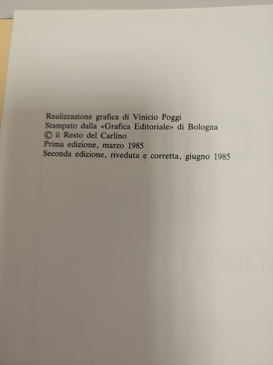 Libro Il Resto del Carlino Un Giornale nella Storia D'Italia 1885-1985 Anno 1985