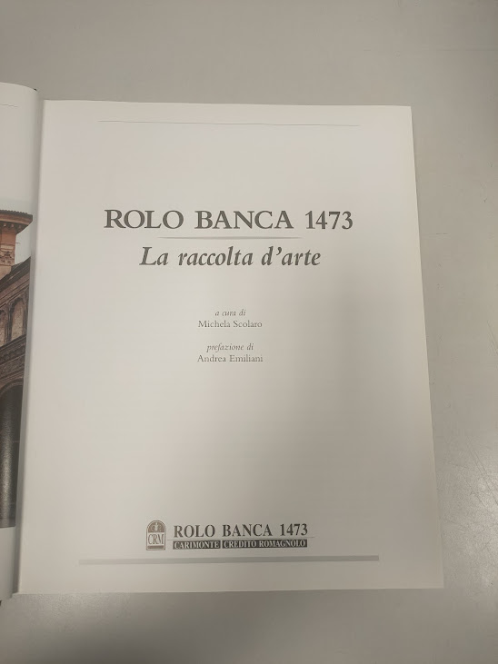 Libro Rolo Banca 1473 La Raccolta D'Arte 1997