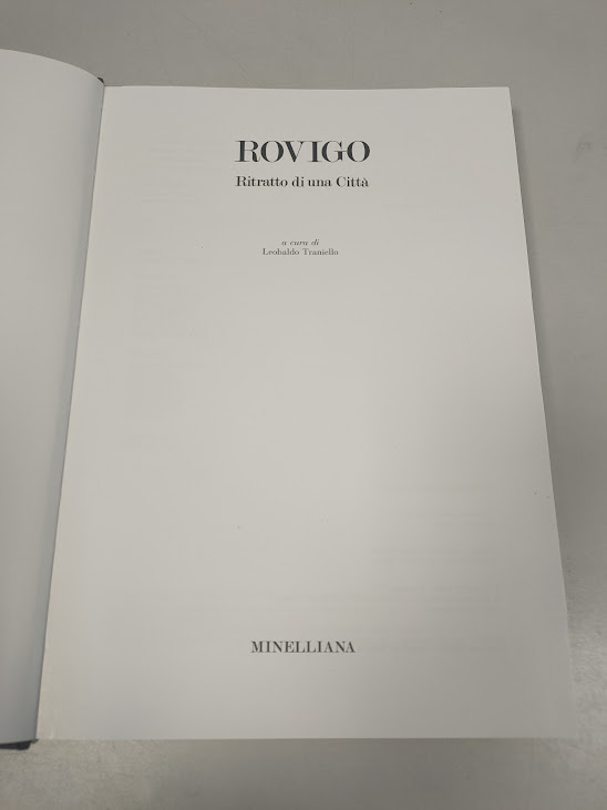 Libro Rovigo Ritratto di una Città 1988