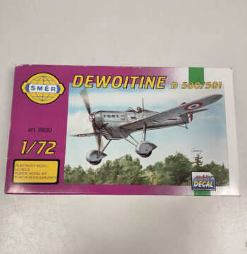 Modellino della Smer Caccia Francese Dewoitine Scala 1:72 1996