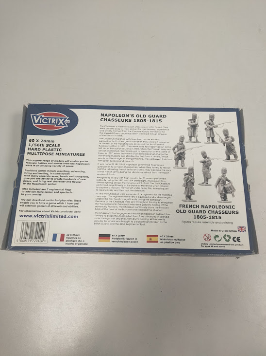 kit di Modellismo Raffigurante i Cacciatori della Vecchia Guardia di Napoleone 2011
