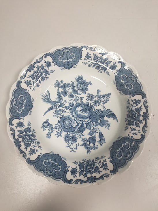 Set 10 Piatti in Ceramica Inglese della Manifattura Ridgway Vintage Anni '70